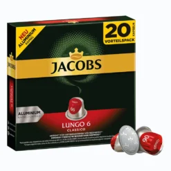 JACOBSLungo 6 Classico 200 Nespresso®* Kompatible Kaffeekapseln -AromaKaffee Angebote Store 8fc4796dc5adfe403f9444da14edc863