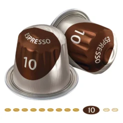 JACOBS Kapseln Espresso Intenso 5 X 40 Nespresso®* Kompatible Kaffeekapseln -AromaKaffee Angebote Store 90b86b85a78f8ef401c874404cf9bc9c