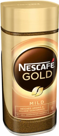 Nescafé® Nescafé Gold Mild | Löslicher Kaffee | 200g-Glas -AromaKaffee Angebote Store 915061ecb8189349529e3ab8b2c37ac6