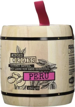 Minges Kaffee Peru Hochland Arabica Im Holzfass, Ganze Bohne
