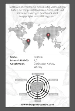 Mocambo Brasilia | Ganze Bohne | 1000g -AromaKaffee Angebote Store 9275ee5592199b999bcff3b277739606