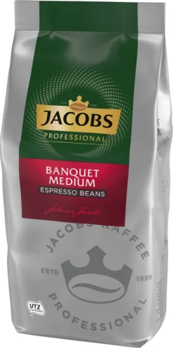 JACOBS Professional Kaffeebohnen Banquet Medium Espresso Bohnen 2 X 1 Kg -AromaKaffee Angebote Store 933e6f04e425640455062ed9c9f6a5a2