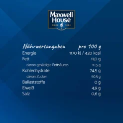 MAXWELL HOUSE Typ Cappuccino Löslicher Kaffee 3 X 500 G Instantkaffee -AromaKaffee Angebote Store 9380500b77cc0c96ec27714a22f4c87b