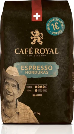 Café Royal Honduras Ganze Bohne Espresso 1kg -AromaKaffee Angebote Store 95a0f9956e9e6f92cbb88b72d776071b