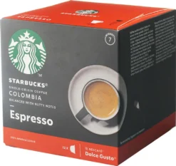 Nestlé® Starbucks By Nescafe Dolce Gusto 12 Kapseln Colombia Espresso Arabica Kaffee -AromaKaffee Angebote Store 9656b7e2b2f7c324388296b901072e96