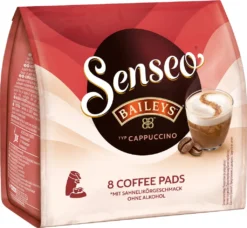 SENSEO Cappuccino Baileys Pads Sahnelikörgeschmack 10er Pack - 10 X 8 Getränke -AromaKaffee Angebote Store 997beaa94cc7c7c025e5ac73cffd2566