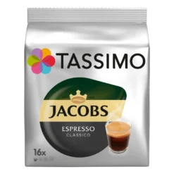 TASSIMO Jacobs Espresso Classico 5er Pack T Discs Kaffee Kapseln 5 X 16 Getränke -AromaKaffee Angebote Store 9c23e5ce424cefe441ada95d07d551c1