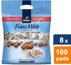 Tchibo Feine Milde Kaffee-Pads, 800 Stück (8 X 100 Pads) -AromaKaffee Angebote Store 9d123a707f9578b29c5db0f6f13b3655