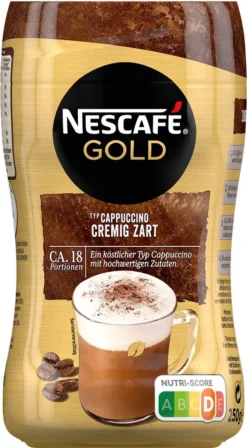 Nescafé® Nescafé Gold Typ Cappuccino Cremig Zart | 250g -AromaKaffee Angebote Store 9e3c942f7974c020013b39b3f329c6b5