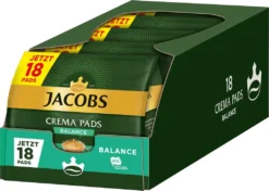 JACOBS Pads Crema Balance 5 X 18 Getränke - 90 Kaffeepads Senseo Kompatibel