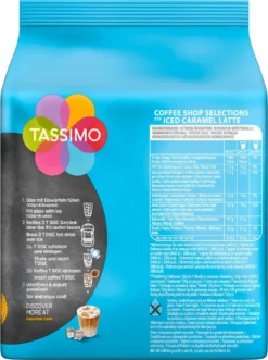TASSIMO Kapseln Typ Iced Caramel Latte Coffee Shop Selections Discs 40 Getränke -AromaKaffee Angebote Store 9ee7a0a4ba69d78408d1c7f10ba06ee1