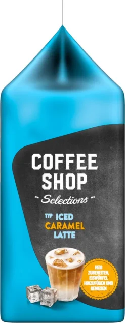 TASSIMO Kapseln Typ Iced Caramel Latte Coffee Shop Selections Discs 40 Getränke -AromaKaffee Angebote Store 9ff56472647f2af9ed822bfd23a87534