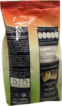 Krüger Family Latte Macchiato | 500-g-Beutel -AromaKaffee Angebote Store a1d2ac02735a68634920120bcc6342b0