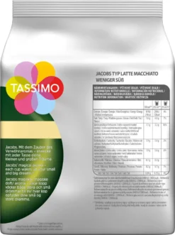 TASSIMO Kapseln Latte Macchiato Vielfaltspaket Discs 40 Getränke 5 Sorten Kaffee -AromaKaffee Angebote Store a3aa9c07f4f2255bfbf0d38cc7f01de1