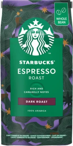 Nestlé® Starbucks Espresso Roast,Dark Roast,Karamellnote, Ganze Bohne, 200g -AromaKaffee Angebote Store a5040675b68b78c9384b528473f29eda