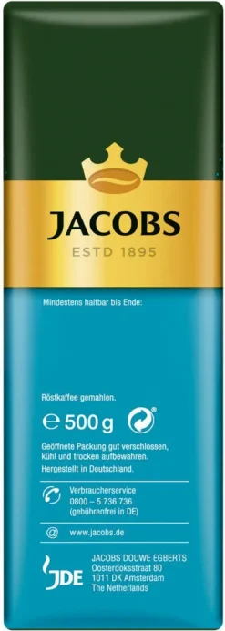 JACOBS Auslese Mild + Sanft Filterkaffee 12 X 500 G Kaffee Gemahlen -AromaKaffee Angebote Store a926687809516e782eee3f08a7f6eae2 1