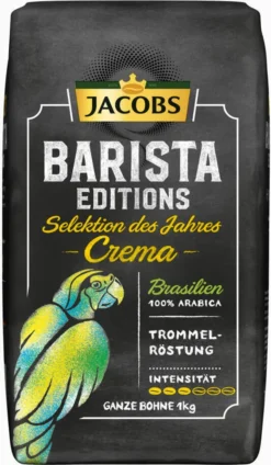 Jacobs Barista Editions Selektion Des Jahres Brasilien, Bohnenkaffee, Ganze Bohnen, Röstkaffee, Kaffeebohnen, 1000 G -AromaKaffee Angebote Store ab4355294256a132f14c9c593a4d4a1a