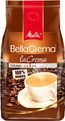 Melitta Kaffee BellaCrema LaCrema Ganze Bohne, Mittelstarke Kaffeebohnen, 8er Pack, 8 X 1000g -AromaKaffee Angebote Store ad1ae02e48100ca81268a2b5b915c810