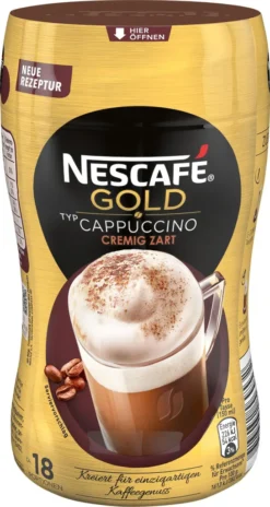Nescafé® Nescafé Gold Typ Cappuccino Cremig Zart | 250g -AromaKaffee Angebote Store aeae96d8a9071707e78f0e42d100ccce
