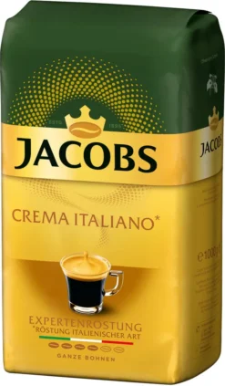 JACOBS Kaffeebohnen Expertenröstung Crema Italiano 3 Kg Geröstete Bohnen+ 1 Jacobs Barista Becher+ 1 Dose -AromaKaffee Angebote Store b061bb531058ef760a6f18bf3739e3d3 1