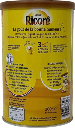 Nestle Ricore L'instant Douceur Instant Kaffee Mit Extrakten Aus Der Zichorie Wurzel 260 Gramm -AromaKaffee Angebote Store b3f733e4605e9a649372f5b4372aee5a