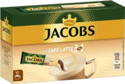Jacobs 3in1 Sticks Café Latte | Löslicher Kaffee | 10 Portionen -AromaKaffee Angebote Store b5b104e55c87d270d5ae20a070df8e17