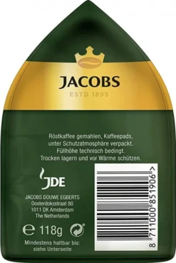 Jacobs Crema Pads | 18 Senseo Kompatible Kaffeepads 118 G -AromaKaffee Angebote Store b60fa16285ad7995d36164247f2c8c63