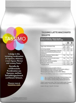Tassimo Kapseln Typ Latte Macchiato Bailey's | 8 Kaffeekapseln -AromaKaffee Angebote Store b9c4f92fbbb7ca8793d2e92fa7855700