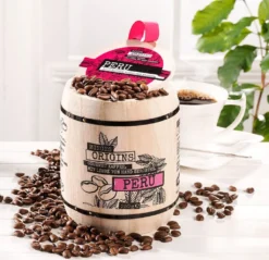 Minges Kaffee Peru Hochland Arabica Im Holzfass, Ganze Bohne -AromaKaffee Angebote Store bc4527fd0c1306b478532912f276f8ec