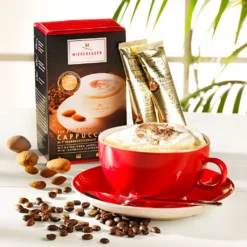 Niederegger Marzipan Geschmack Cappuccino 10 Portionsbeutel 220g -AromaKaffee Angebote Store bcbbdca313b5b2394998586f065874d2