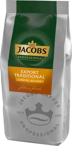 JACOBS Kaffeebohnen Professional Export Traditional Crema Markant 2 X 1 Kg -AromaKaffee Angebote Store bcea5721963d424ecad7dcb00fabdd7f