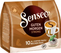 SENSEO Pads Guten Morgen Strong XL Senseopads 100 Getränke -AromaKaffee Angebote Store bdb3d6cc20af785edb4e898795eff0c4