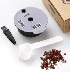 1 Stück Nachfüllbarer Wiederverwendbarer PP Kaffeekapsel Filter Für Bosch Tassimo 180 Ml Kapazität, Lebensmittelqualität
