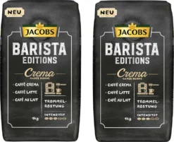 JACOBS Kaffeebohnen Barista Editions Crema 2 X 1 Kg Ganze Bohne + 1 Aluminium Dose Im Barista Design 9 JACOBS Kaffeebohnen Barista Editions Crema 2 X 1 Kg Ganze Bohne + 1 Aluminium Dose Im Barista Design -AromaKaffee Angebote Store befc82f0495111b85bfdf4562f04b967