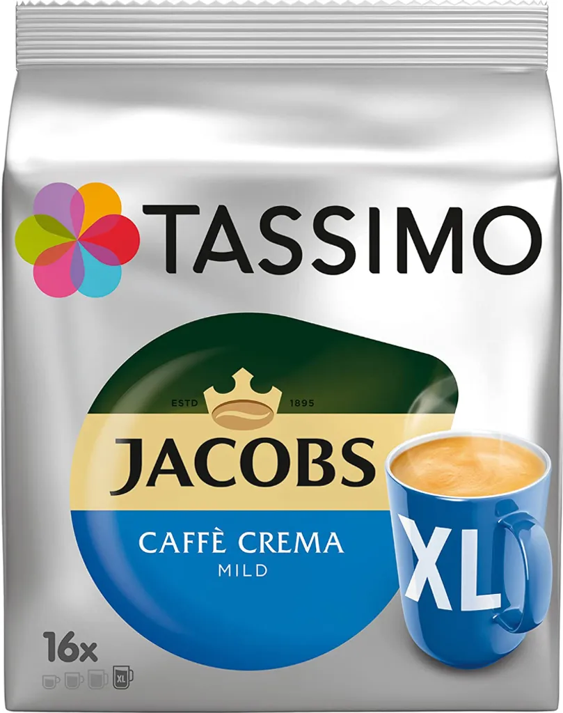 Tassimo Jacobs Caffè Crema Mild XL | 16 T Discs, Kaffeekapseln 5 Tassimo Jacobs Caffè Crema Mild XL | 16 T Discs, Kaffeekapseln – Bild 5