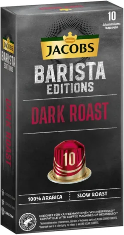 JACOBS Kapseln Barista Editions Dark Roast 10 10x10 Nespresso®* Kompatibel -AromaKaffee Angebote Store c2569abbfebaa7af7b0d8e22a615443d