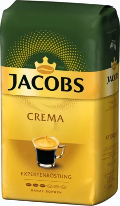 JACOBS Expertenröstung Crema Kaffee Ganze Bohne 4 X 1 Kg Kaffeebohnen -AromaKaffee Angebote Store c5fbeba616713316147ebd83d88ced95
