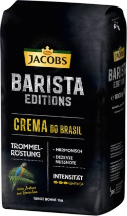 JACOBS Kaffeebohnen Barista Editions Crema Do Brasil 4 X 1 Kg Geröstete Bohnen -AromaKaffee Angebote Store c601599fb9864d24b1d7f23a671afd99