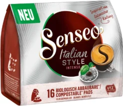 SENSEO Pads Italian Style Senseopads UTZ 80 Getränke Kaffeepads -AromaKaffee Angebote Store c6b109c25f5dbd91d92bacf28c3d0aa3