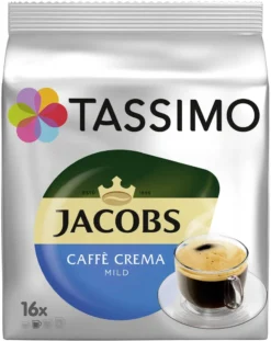 Tassimo Jacobs Caffè Crema Mild | 16 T Discs, Kaffeekapseln -AromaKaffee Angebote Store c74a9952d6f27d37e65c93d65c67b3d4