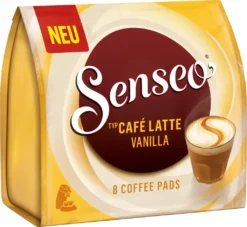 Senseo Café Latte Vanilla 10er Pack Kaffee Pads 10x 8 Pads, 80 Getränke -AromaKaffee Angebote Store cbaf4e34bba8791a2eb8bc04e3672d3a