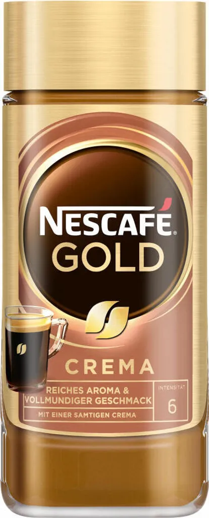 Nescafé® Nescafé Gold Crema | Löslicher Kaffee | 200g-Glas 4 Nescafé® Nescafé Gold Crema | Löslicher Kaffee | 200g-Glas – Bild 4