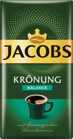JACOBS Krönung Balance Filterkaffee 12 X 500 G Gemahlener Röstkaffee