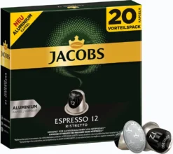 JACOBS Kapseln Espresso Ristretto 200 Nespresso Kompatible Kaffeekapseln -AromaKaffee Angebote Store d078a7662c070c48e325b7a2d4780568