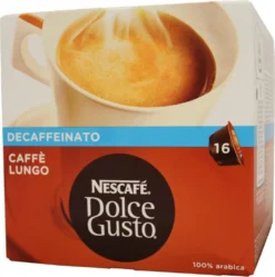 Nescafé® Nescafé Dolce Gusto Lungo Decaffeinato Entkoffeiniert | 16 Kaffeekapseln -AromaKaffee Angebote Store d4d3eadaf6740bc8f1c1baa732ddcfbc