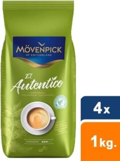 Mövenpick El Autentico Caffè Crema | Ganze Bohne | 1000g -AromaKaffee Angebote Store d4fad1ba4344bc87a3ade35585791158