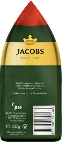 JACOBS Kaffeepads Crema Classic UTZ- 5 X 36 Getränke Pads Vorteilspack -AromaKaffee Angebote Store d6269a9a7a3c0b7f5c01bc4b0a0698cf