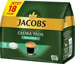 JACOBS Pads Crema Balance 5 X 18 Getränke - 90 Kaffeepads Senseo Kompatibel -AromaKaffee Angebote Store d71fb0f6269d0cbc9a187405e6250cb8