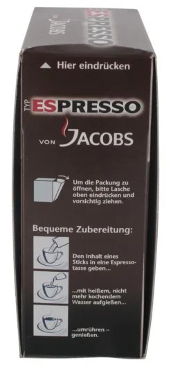 Jacobs Typ Espresso Sticks | Löslicher Kaffee | 25 Portionen -AromaKaffee Angebote Store d974244053679f784bc197cc5dc9c143