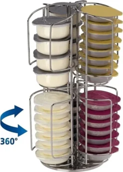 Tassimo Jacobs Latte Macchiato Classico 8er Pack, 264 G Packung Plus Tassimo Drehständer Passend Für 6 Sorten A 8 T-Disc Drehbar -AromaKaffee Angebote Store d9bdb6b3f98791563d1b1bf15d09f1f3 1